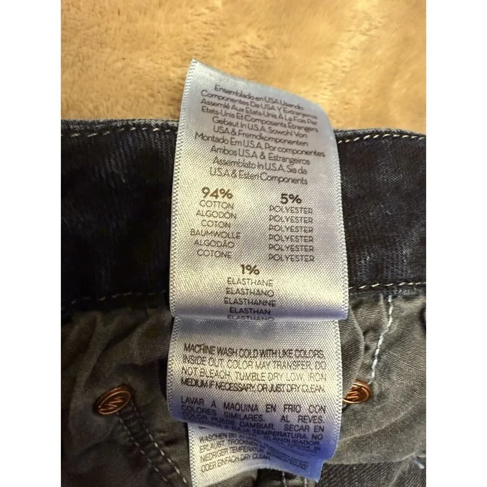 Mother Jeans High Waisted Looker. Ankle Fray Wash. Last Call. Blue. Sz 27 - Picture 13 of 16